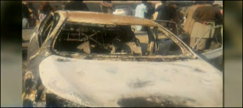 Woman burned alive inside car in Hyderabad