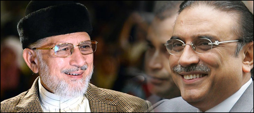 Zardari to hold meeting with Tahirul Qadri in Lahore today: sources