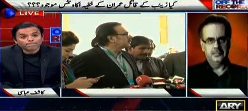 Shahid Masood says he stands by his story, a whole gang is behind Zainab's 'murderer'