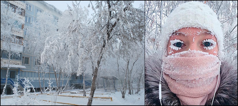 WATCH: It’s -62°C in this Russian region, even people’s eyelashes are freezing