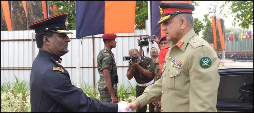 Gen Bajwa arrives in Sri Lanka on two-day official visit