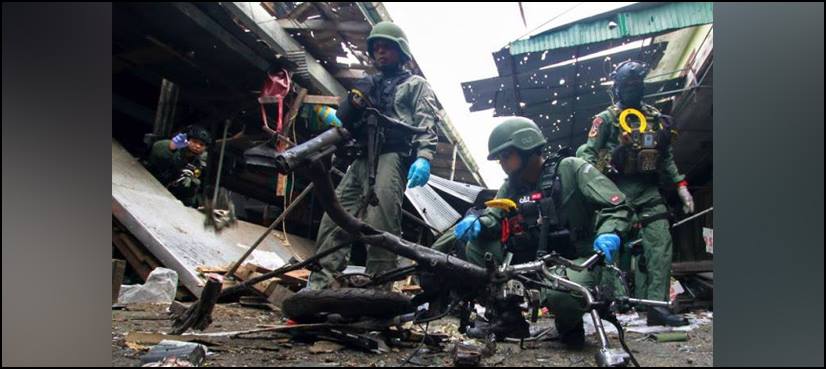 Three civilians killed in southern Thailand market bomb: police