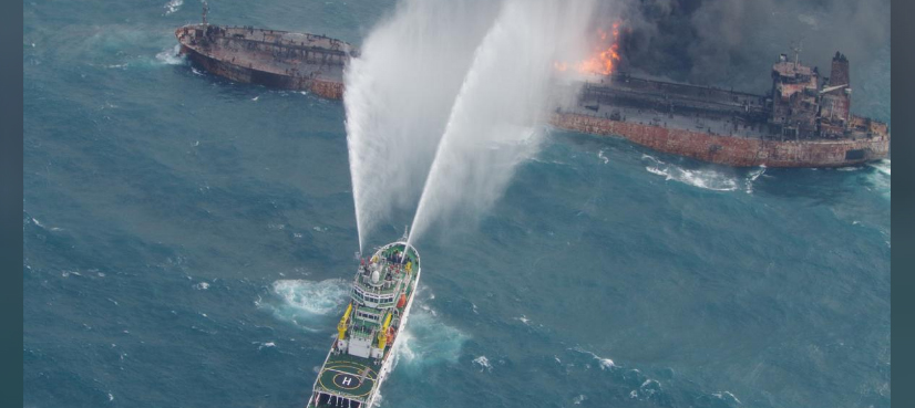 Burning Iranian oil tanker finally sinks after Jan 6 accident: Chinese state TV