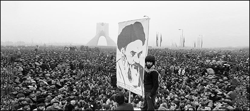 January 1978, first sparks of the Iranian revolution