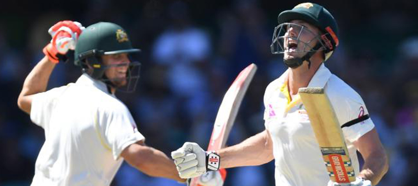 Marsh brothers plunder centuries as England wilt in the heat