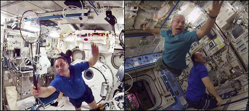 WATCH: Astronauts play zero-gravity badminton match in space