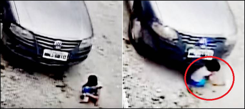 VIDEO: Car runs over child and what happened next will blow your mind!
