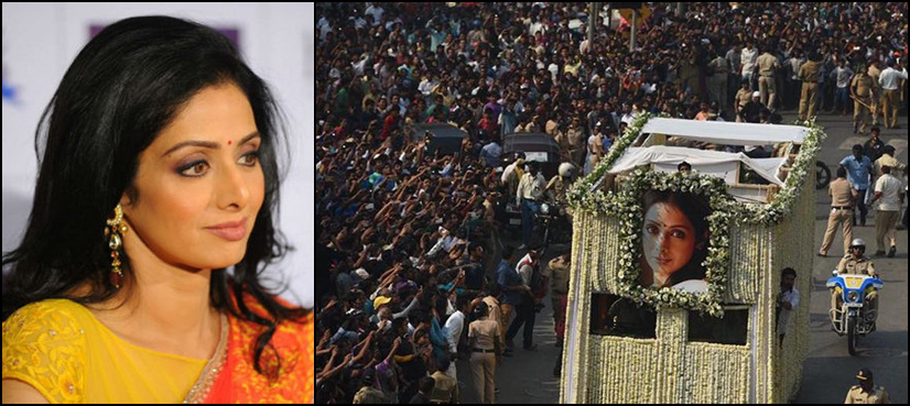 Sridevi funeral: Thousands of fans, Bollywood celebrities pay last respects