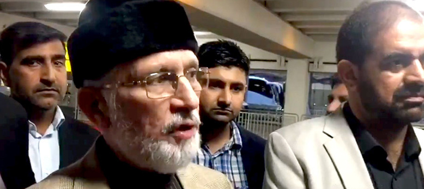 Tahirul Qadri asks PM Khan to keep his word