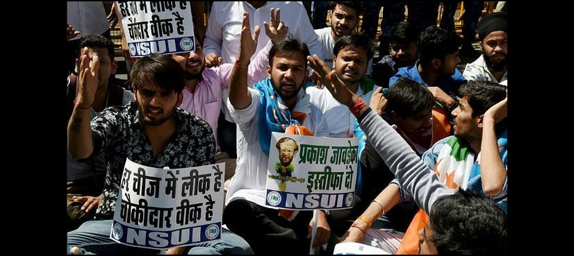 Students protest leak as India sets new dates for exams