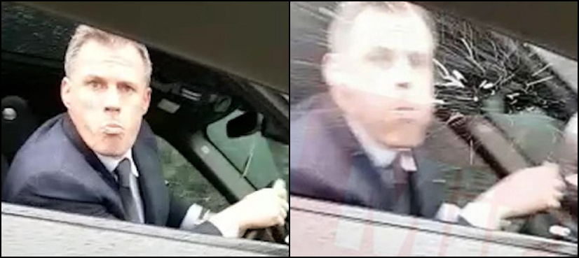 Former English football star Carragher spits at girl in shocking video