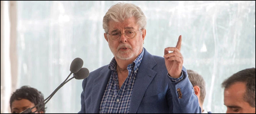 Film maker George Lucas breaks ground on LA narrative museum