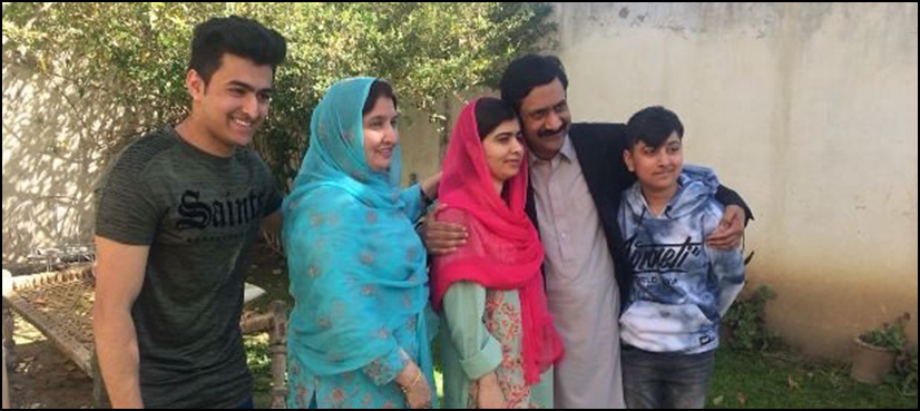 'Back with eyes open' - Malala on return to Swat