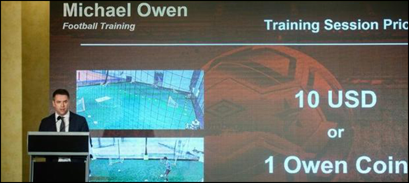 Ex-footballer launches his own cryptocurrency - the Owen Coin