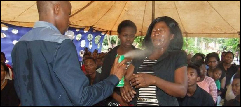South African pastor fined for spraying insecticide on followers