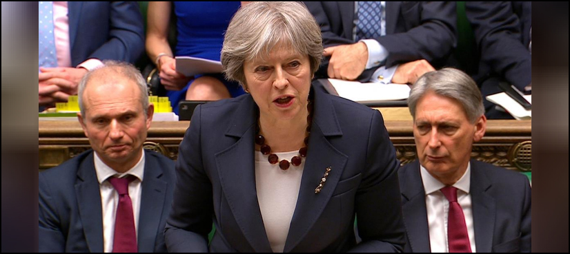 Theresa May suffers severe blow on Brexit as ministers quit