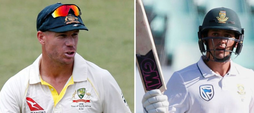 ICC charges Warner, De Kock for Durban dispute