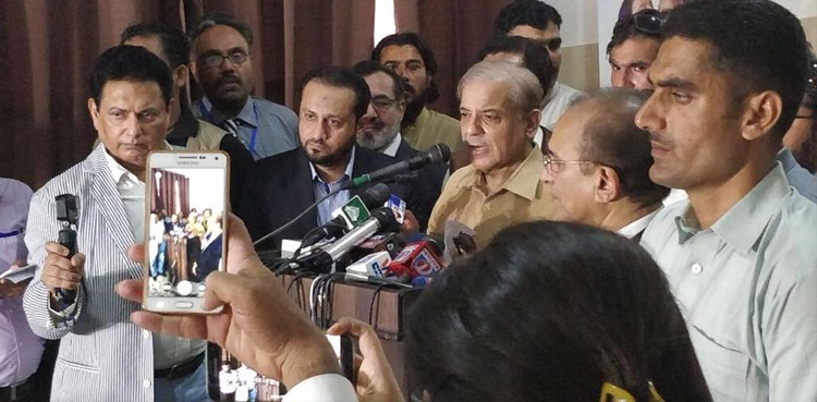 Shehbaz evades Imran's allegations, says responding to him wastage of time