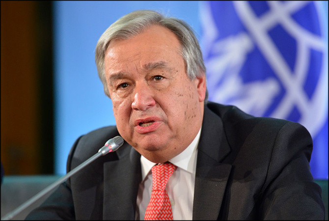 UN chief urges businesses to help poor nations in 'hour of need'