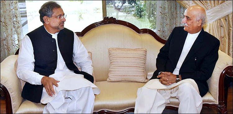 PM Abbasi, Khursheed Shah fail to decide Caretaker PM