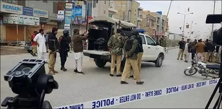 Shootout leaves two policemen, two terrorists dead in Quetta