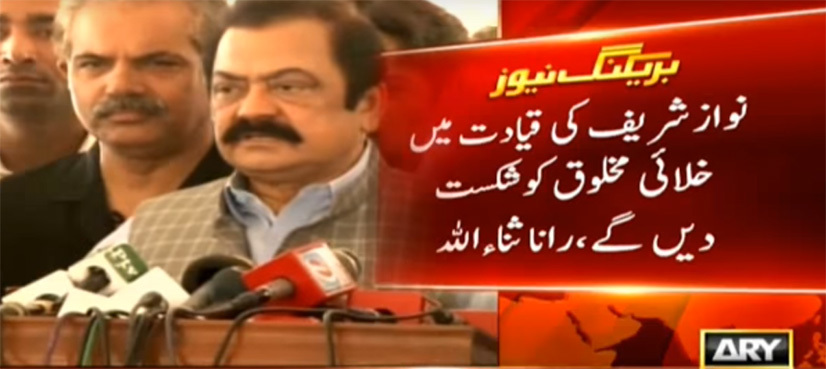 PML-N will beat 'aliens' under Nawaz Sharif's leadership, says Rana Sanaullah