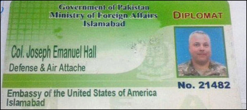 US diplomat Col Joseph flown out of Pakistan