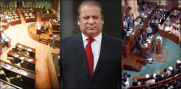 Resolutions moved in Punjab, Sindh assemblies over Nawaz's remarks