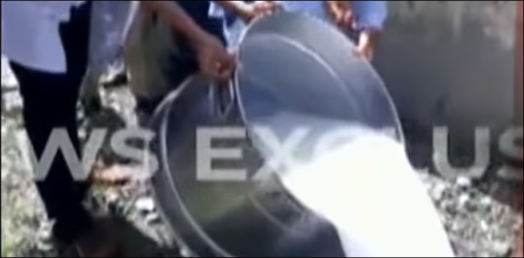Group preparing milk in washing machines arrested in Abbottabad