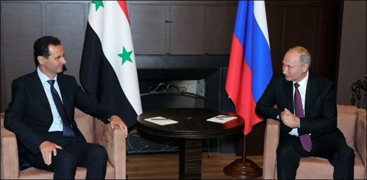 Putin meets Assad, calls for 'political process' on Syria