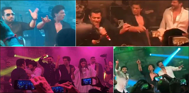 Shah Rukh and Salman Khan set the stage on fire at Sonam’s wedding reception