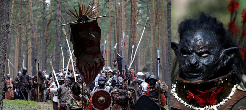 Hobbit's five armies clash in Czech forest