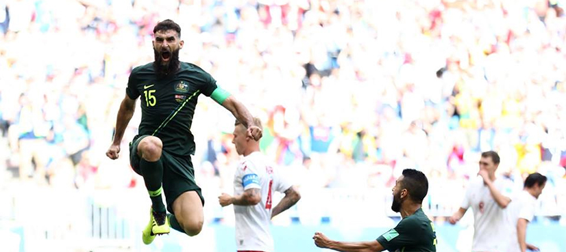 World Cup: Jedinak makes Australia's point against Denmark
