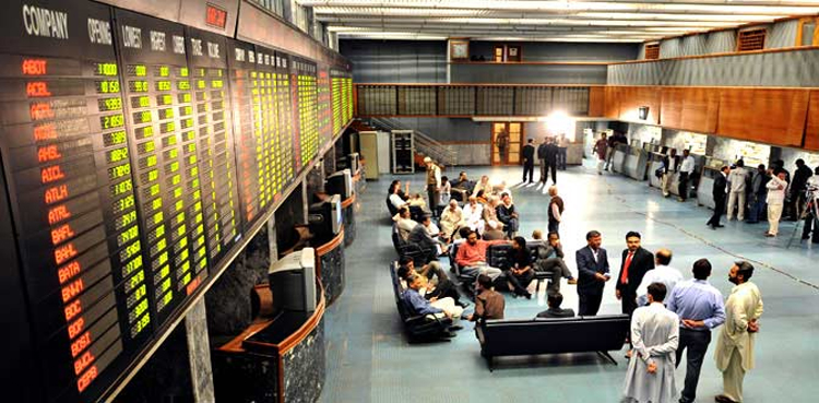 KSE-100 plunge 680 points in Intra-day trading