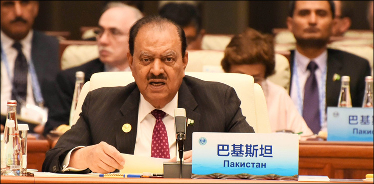 Pakistan rendered great sacrifices in war on terror: president tells SCO