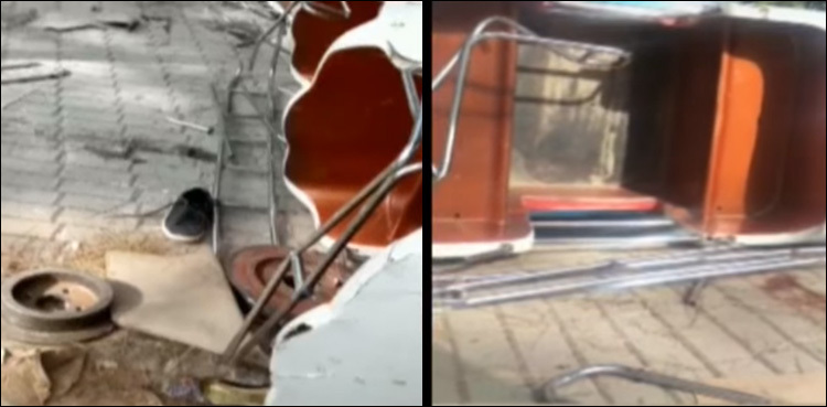 Child dies, eleven hurt as swing snaps in Abbottabad public park