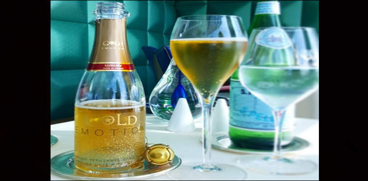 The Burj Al Arab Is Selling Gold Flaked Apple Juice For $150 Per Bottle