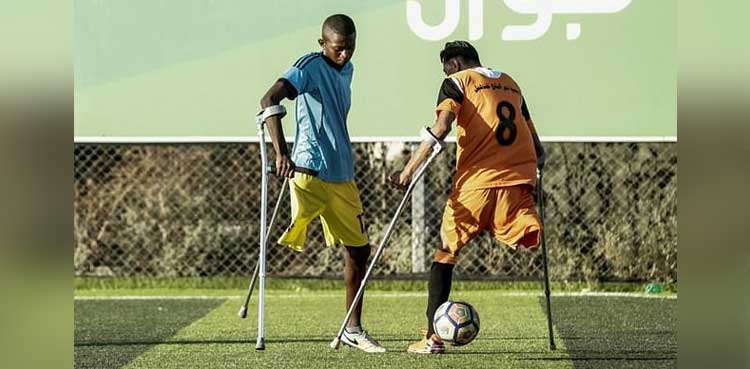 Gaza amputees tackle new challenge on the football pitch