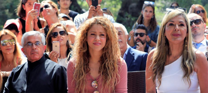 Shakira sings at 'magical' cedars of Lebanon, land of her ancestors