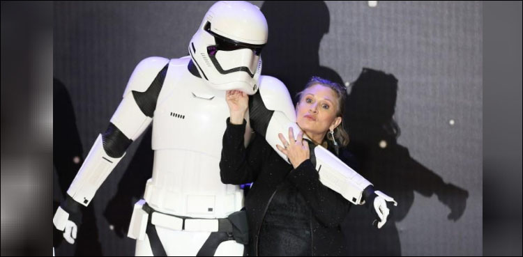 Late Carrie Fisher in trailer for final 'Star Wars' movie