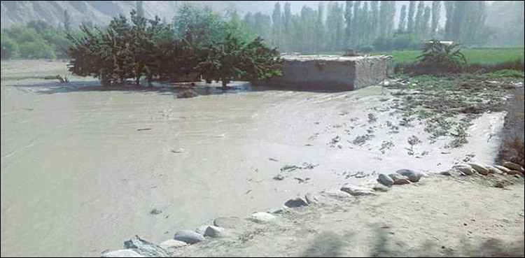 Artificial lake causes flood in Gilgit-Baltistan after glacier melting