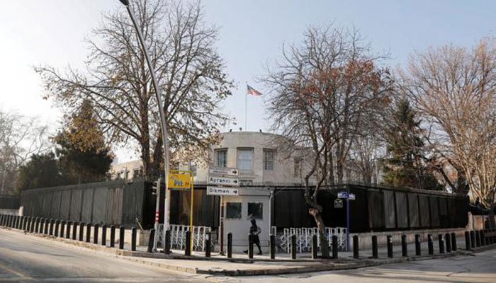 Shots fired at US embassy in Turkish capital, no casualties