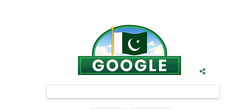 Google creates doodle for Pakistan's Independence day