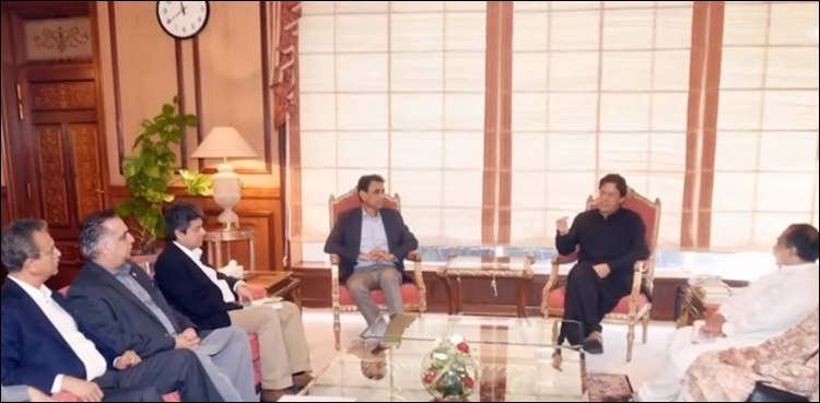 PM Imran discusses political situation with MQM delegation