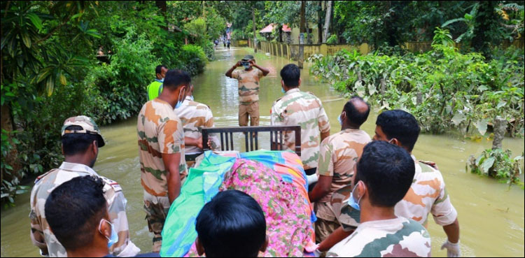More than a million people in India flood relief camps