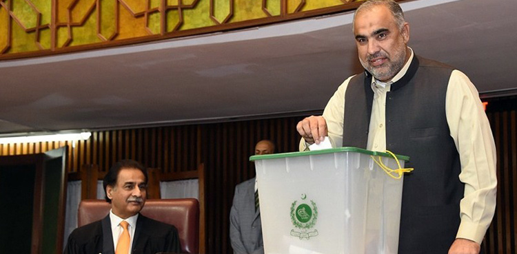 PTI’s Asad Qaiser sworn in as speaker National Assembly