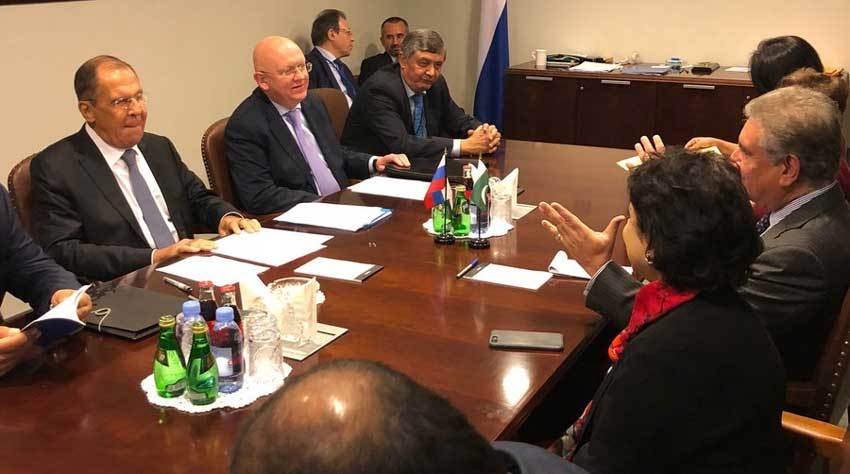 FM Qureshi discusses bilateral ties with Russian, Egyptian counterparts