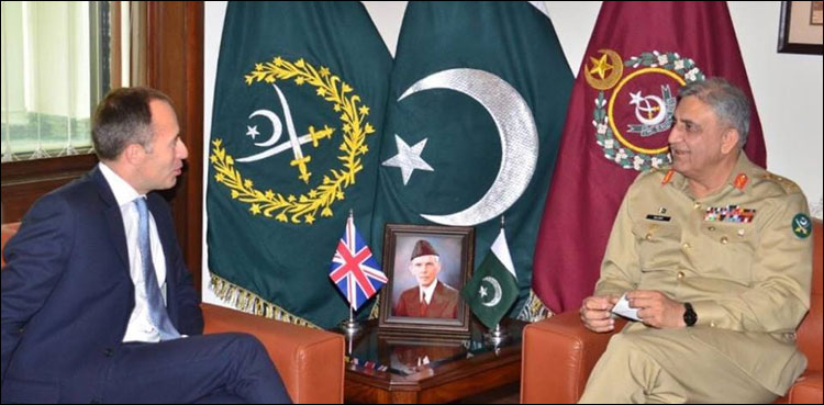 British high commissioner meets COAS, discusses regional security