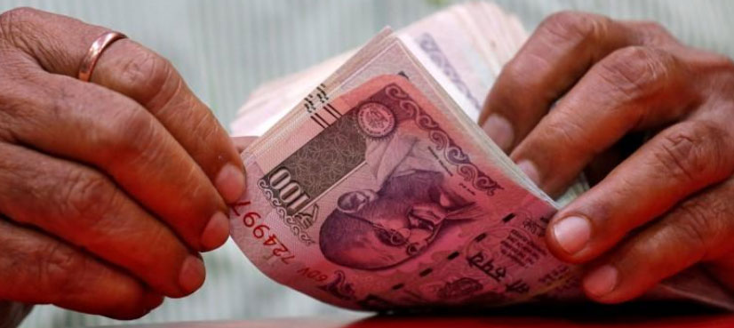Indian rupee hits record low