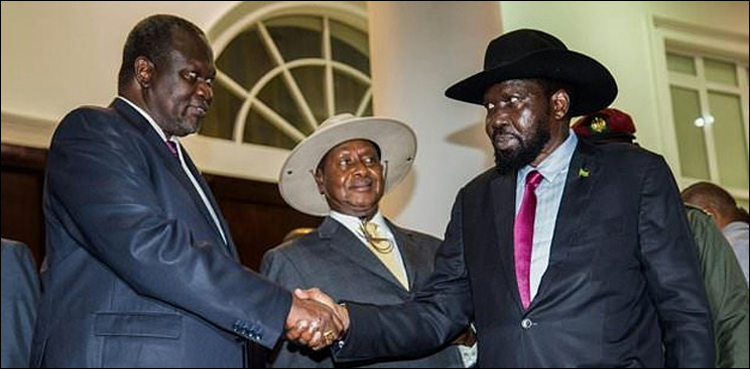 Warring South Sudan leaders sign peace deal